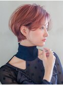 秋色小顔ピンクヘアーピンクグレープフルーツ_F0240