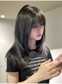 艶たっぷりなダークグレージュオリーブミックスで赤みゼロ
