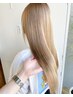 憧れのハイトーン☆ダブルカラー【全頭ケアブリーチ＋カラー】￥13000