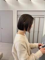 ローレンアオ(LOREN AO)&nbsp;黒髪/ボブルフ/ネビージュ/小顔/ワンレン/ 矢場/髪質改善/前髪