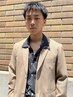 men'sカット+眉カット ￥5500 [men's/眉毛/ニュアンスパーマ/フェザーパーマ] 
