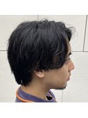 センターパート/刈り上げ無しセンターパート