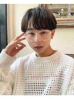 【お客様ヘア】メンズ大人気スタイル！シースルーマッシュ 黒髪