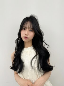 アマトウキョウ アユンチェ(AMA TOKYO×AYUNCHE) 韓国ヘア 2wayバング レイヤーカット くびれヘア 顔周り