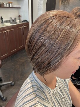 ラカットゾーン(la kutt zone) 白髪ぼかしハイライト