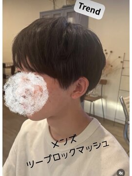 ウイッシュ(wish) 軽めのメンズツーブロックマッシュ