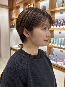 ピークアブー アヴェダ アトレ恵比寿(PEEK-A-BOO AVEDA) 大人ショートボブ/20代30代40代/岡野亘希
