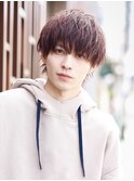 【スリークショート×シャープパーマ】ラウンドマッシュ