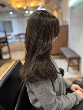 エル バイ ホーム(L by HOME) ベージュ　透明感カラー　レイヤーカット