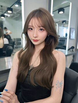 シェノン 表参道(CHAINON) 表参道/イメチェン/ピンクベージュ/アンブレラカラー/前髪/渋谷