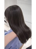 ブリーチなしカラーオリーブグレージュ成増