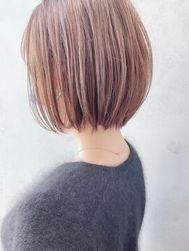セイドット リー(Say. Ree) say.ショートボブひし形ショートクールショートミルクティー