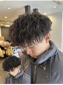 朝が楽なメンズパーマ