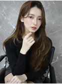 韓国スタイル/ナチュラルくびれヘア_くびれ巻き_レイヤーカット