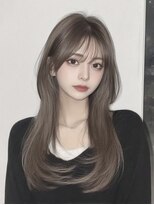 サロンドアイ(salon de i)&nbsp;くびれロングレイヤー × ダークグレージュ