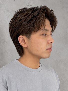 ハイプ マン 藤沢(HYPE MAN) フェザーパーマ毛流れパーマセンターパートニュアンス藤沢