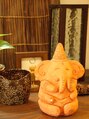 ケアルタイム(Curel time)&nbsp;手作りのガネーシャと器です。