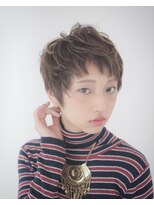 パティオンツー(PATIONN2)&nbsp;ベリーショートマッシュボブスタイル☆フリンジバンググレージュ