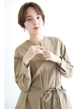 トリッカ 銀座(tricca) ハンサムショート/マロンカラー/大人女子