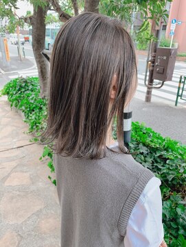 シェル 吉祥寺(shell) 外ハネ×シルバーグレージュ