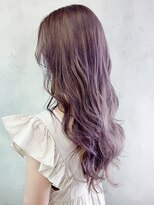 アイティー バイ アルバム 浦和店(IT by ALBUM) ラベンダーベージュ_フリンジウェーブセシルカット_ba298412