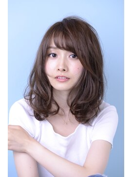 シャメル(Chamel) デジタルパーマで大人可愛いゆるふわミディ◇髪質改善