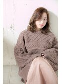 【お手入れラクチン!レイヤーミディ×シアベージュ】
