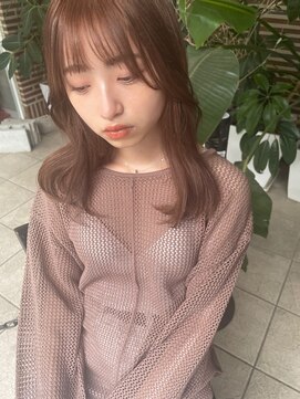 デイジー(Daisy) 天神/大名/オレンジブラウン/韓国風巻き/フェザーバング