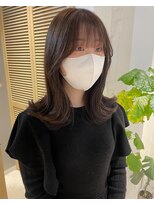 コフィー バイ メルト 吉祥寺(cofy by melt)&nbsp;【松本咲花】透明感ラベンダーグレージュ/韓国風くびれヘア