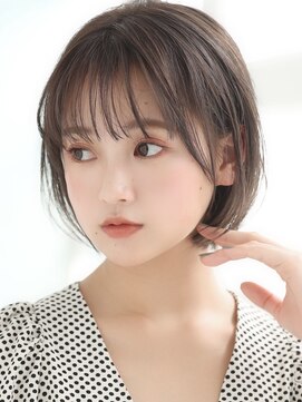パティオン(PATIONN) 耳かけ丸みが可愛いストレート内巻きモテミニボブ