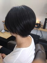 ユニ ヘアサロン イシグロ(yuni HAIRSALON ishiguro)&nbsp;襟足ギリギリのショートボブ