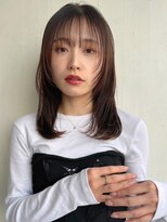 ベイルーム(BAYROOM by HONEY omotesando)&nbsp;フェイスレイヤー　シャギー　クリームベージュ