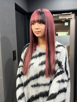 ボアップ(boappu)&nbsp;#ロングヘア#ピンクカラー#ブリーチカラー#エクステ