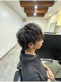 マッシュ×ツイストスパイラルパーマ