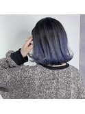 キャンディーブルー☆バレイヤージュ