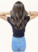 ハイライトバレイヤージュダブルカラーケアブリーチ30代40代