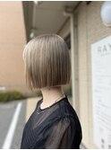 切りっぱなしボブ