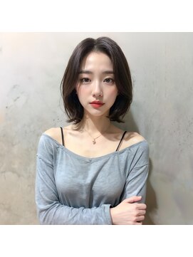 トゥーリ 藤崎店(tuuli) 大人女性◆艶レイヤー前髪ピンクベージュ 髪質改善 縮毛矯正