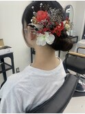 成人式タイトシニヨンヘアセット！美由紀
