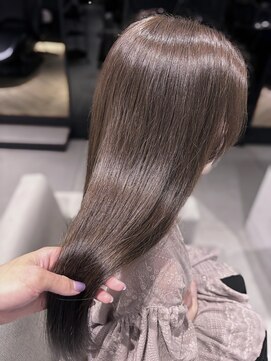 ステア ケース(stair case) 韓国フルカラーブリーチなしレイヤーカットブラウンカラー