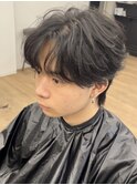 センターパート/リバースパーマ/フェザーパーマ