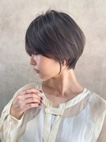 エンクス 天王町店(enx)&nbsp;くびレイヤーシアーグレージュレイヤーカットショート横浜鶴ヶ峰