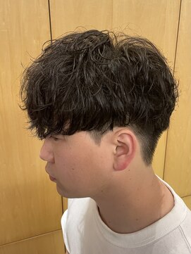 ニアウ 伊勢崎連取店(Niau) メンズマッシュシャドウパーマメンズパーマ