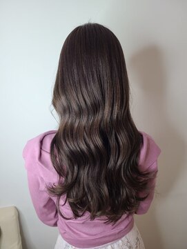 ジーナ 船橋(Zina) 髪質改善＊ロングレイヤーグレーベージュ＊美髪【Zina船橋】