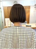 ミニボブ×ハイライトカラー