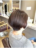 カットカラー白髪染め白髪ぼかしハイライトメッシュリタッチ八軒