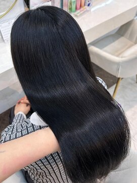 ラビス(Lovis) くびれヘア/アプリコットオレンジ/ハイライトカラー/夏/縮毛矯正