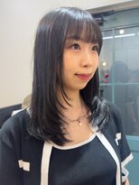 ヒョンミョン ライズバイレボ 柏西口店(hyon myon/RISEbyREVO)&nbsp;レイヤーカット/透明感カラー/暗髪/艶髪