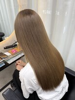 ルノン シェリー(LUNON cheliy) ハイライトカラーくびれヘアアプリコットオレンジ