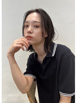 トリッカ 銀座(tricca) 透明感カラー/切りっぱなしボブ/似合わせカット